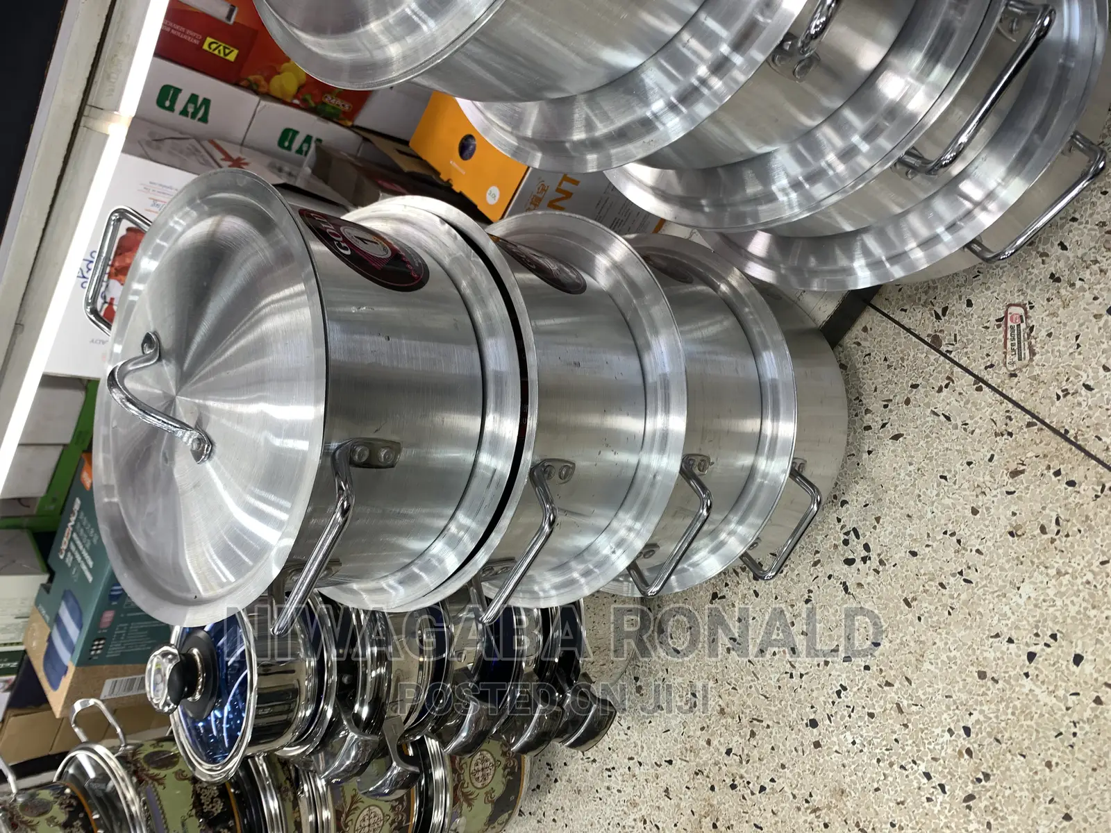Heavy Stainless Steel 4pc Set With Covers Serving Dishes