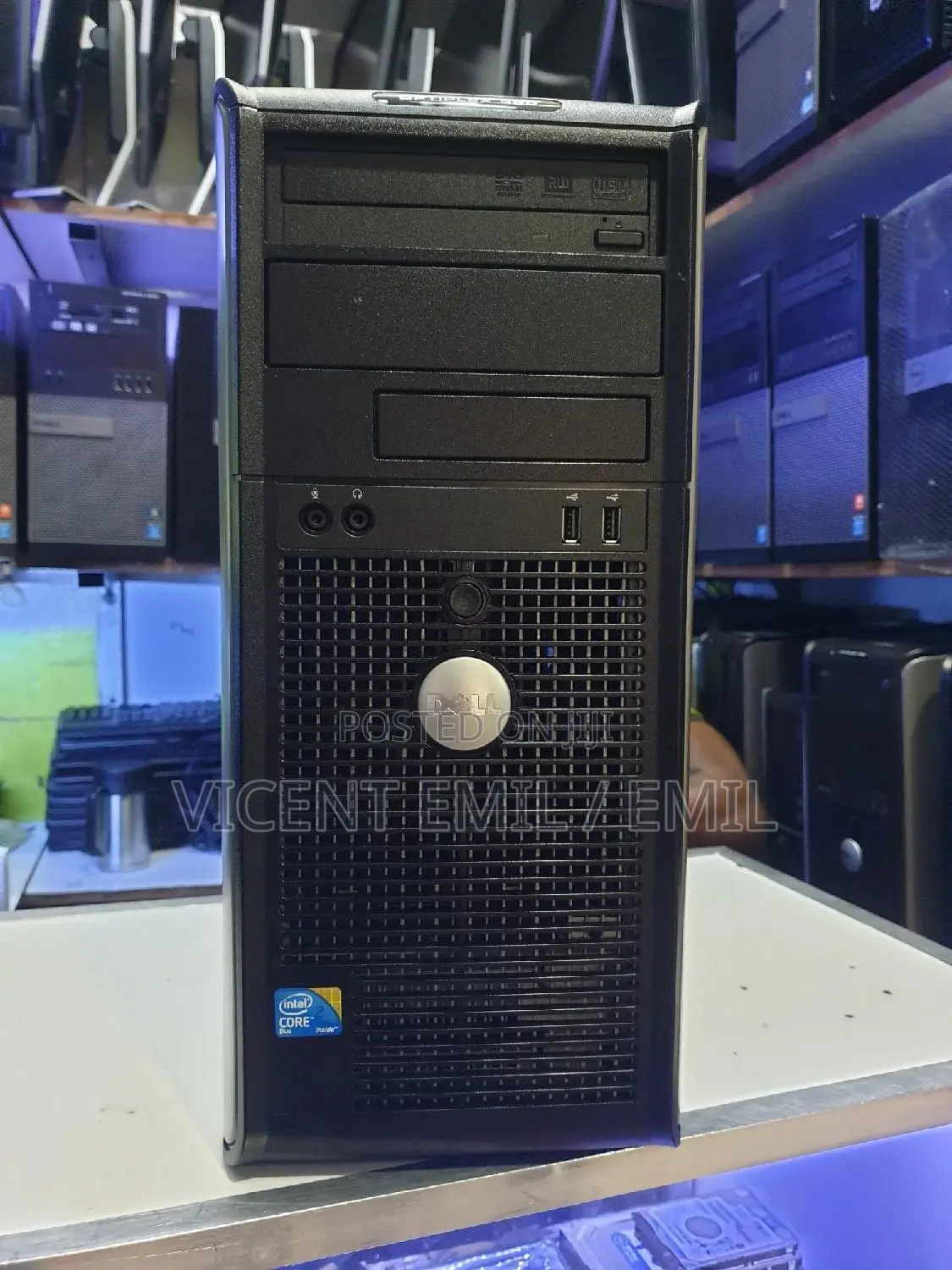 Desktop Computer Dell 2GB Intel Core 2 Duo HDD 250GB