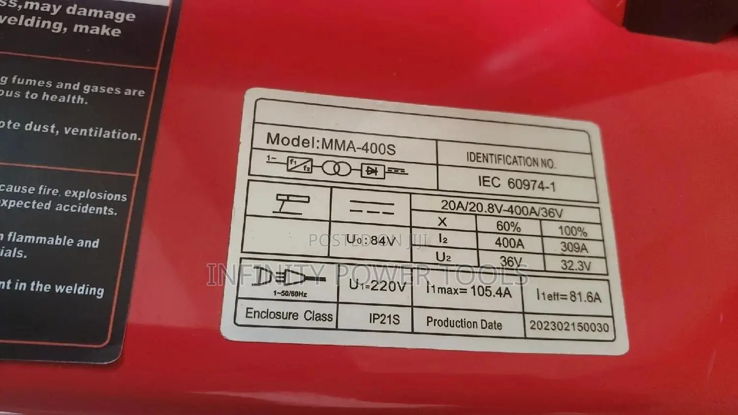 MMA-400S Portable Welder