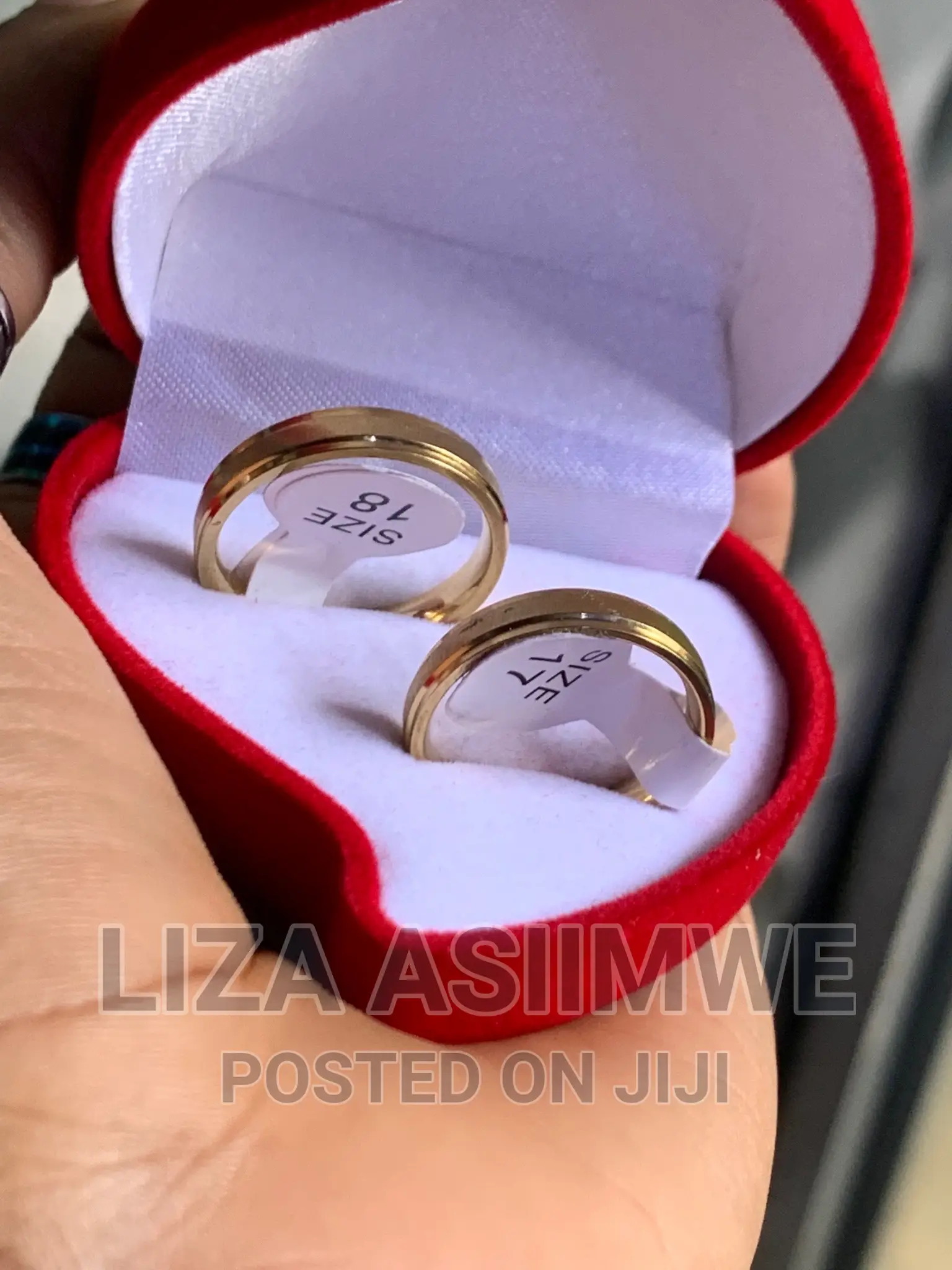 Wedding Rings Available in Size 18(8) and 17 (7) Only