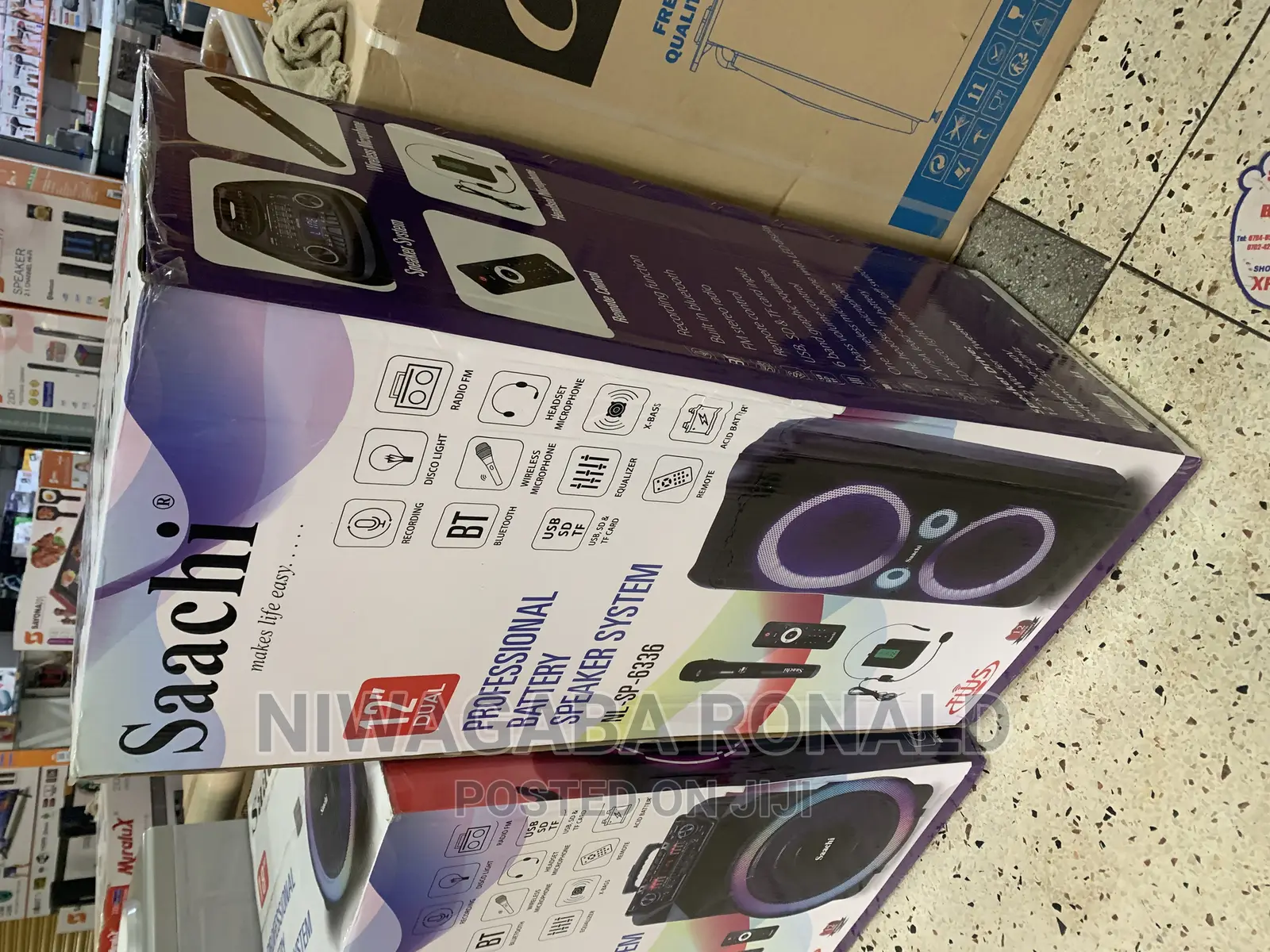 12” Professional Battery Speaker System NL-SP-6336