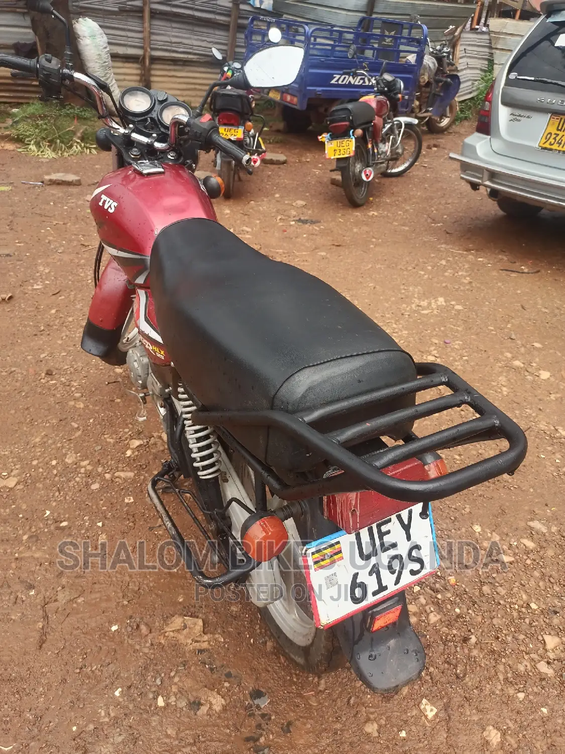 TVS HLX 125 2019 Red