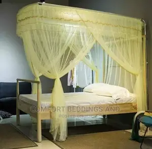 Two Stand Adjustable Mosquito Net Cream 5*6,6*6
