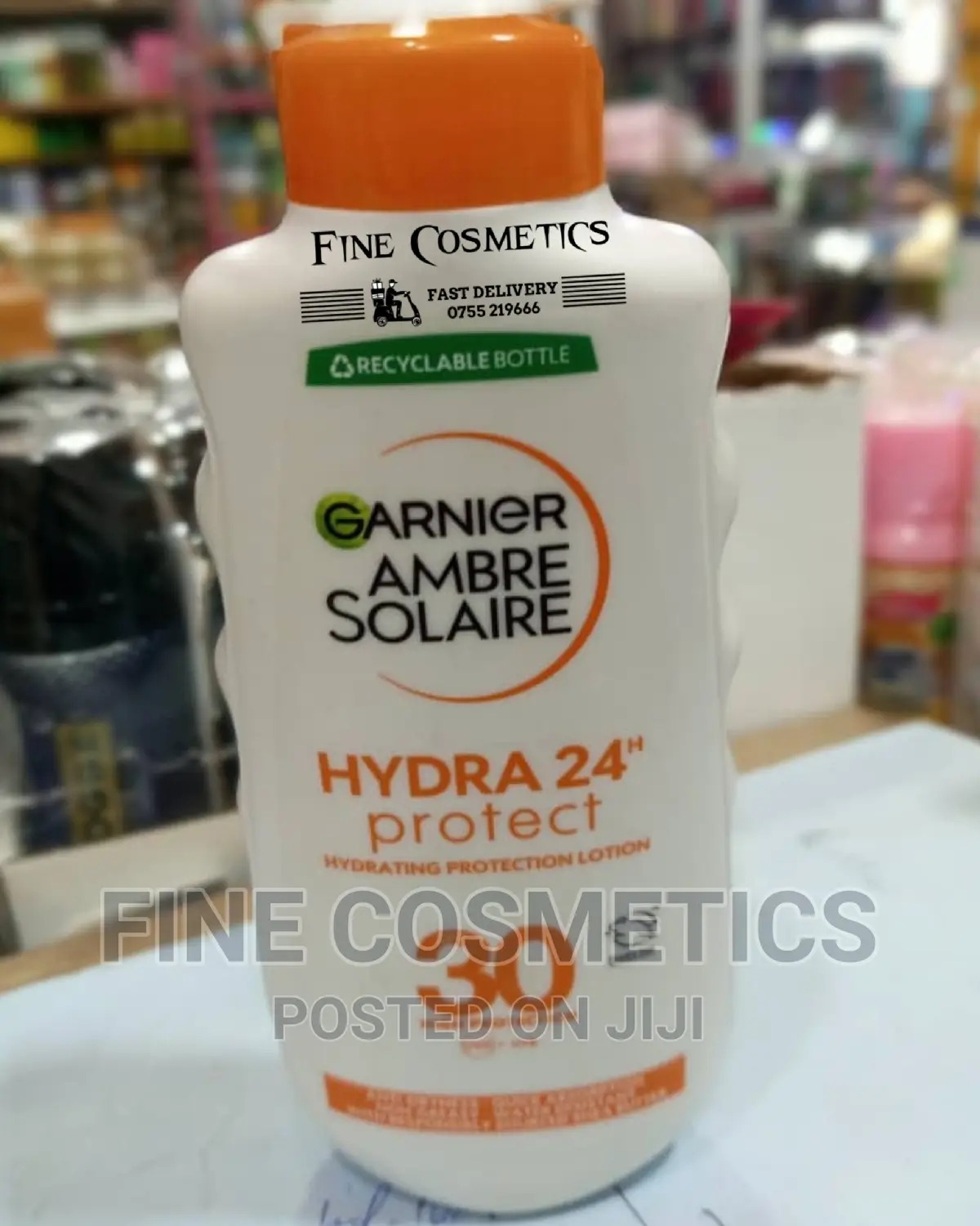 Garnier Ambre Solaire 24hrs Hydra Protect Sunscreen Lotion.