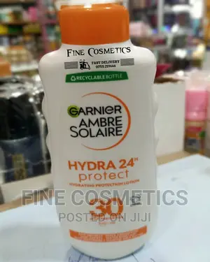 Garnier Ambre Solaire 24hrs Hydra Protect Sunscreen Lotion.