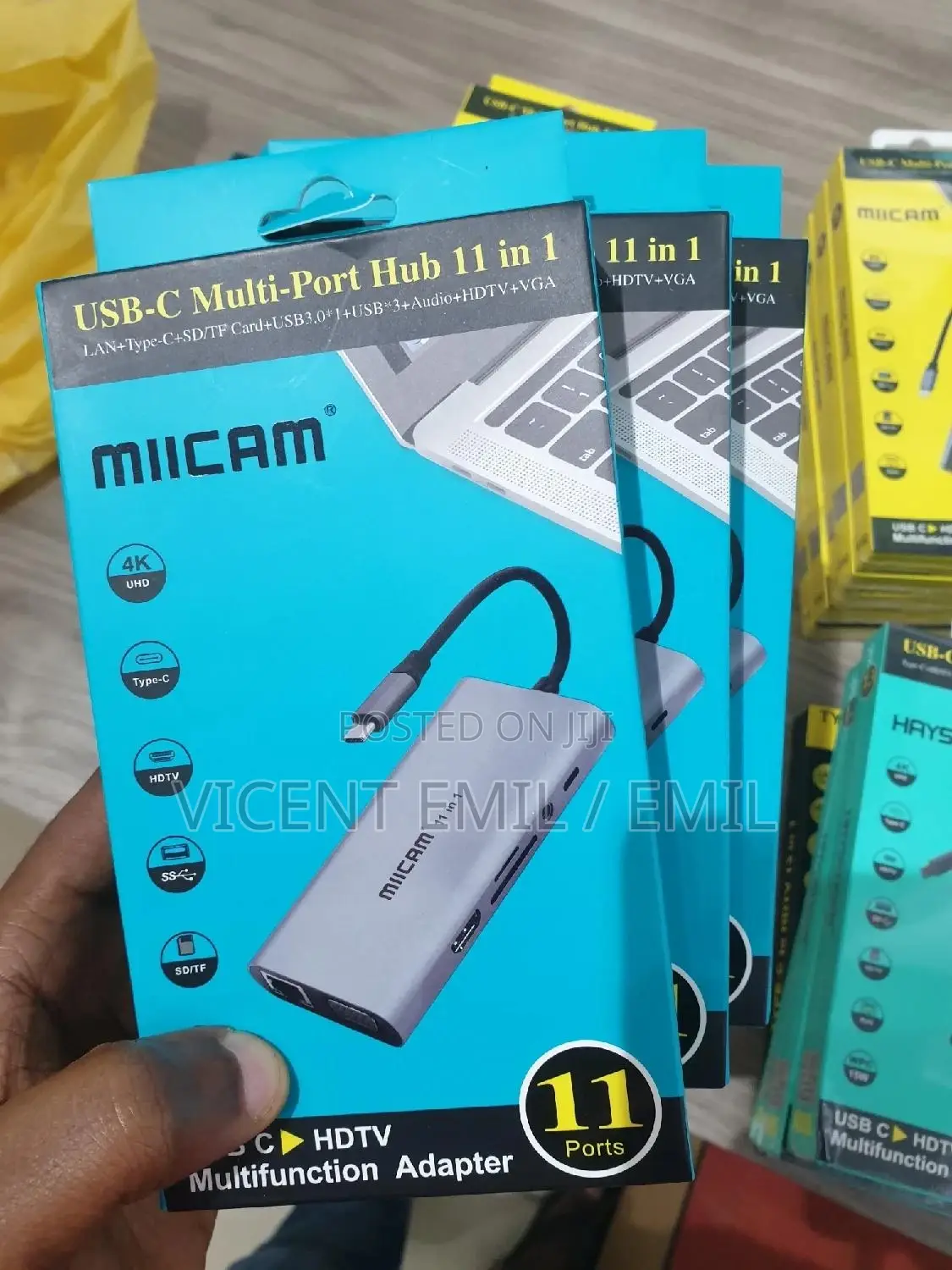 Type C Hub 11 in 1 USB-C Multi-Port Hub