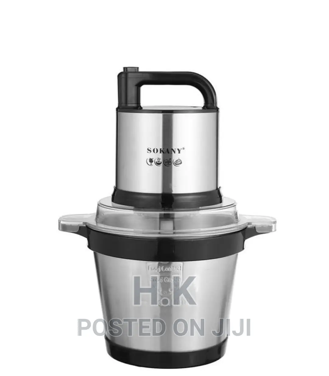 Sokany Chopper Grinder With Stainless Body/4 L / 800 W
