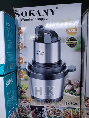 Sokany Chopper Grinder With Stainless Body/4 L / 800 W