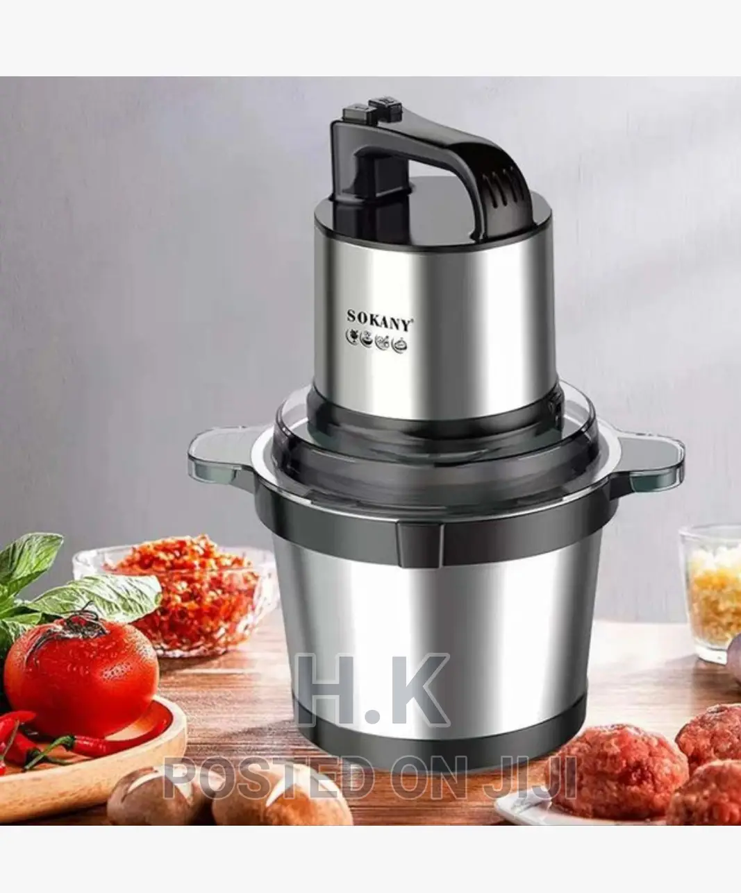 Sokany Chopper Grinder With Stainless Body/4 L / 800 W