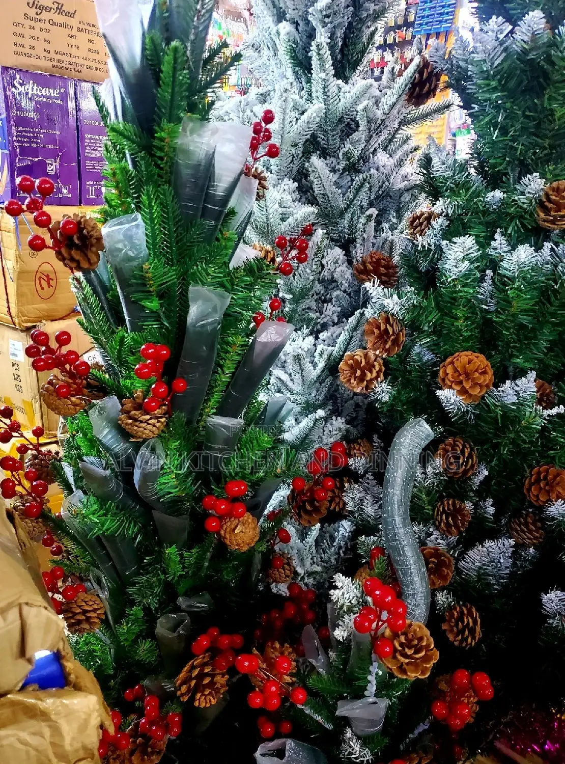 Christmas Tree With Fruits