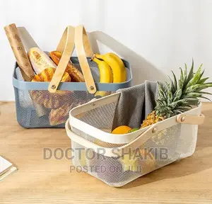 Handheld Picnic Large Capacity Storage Basket