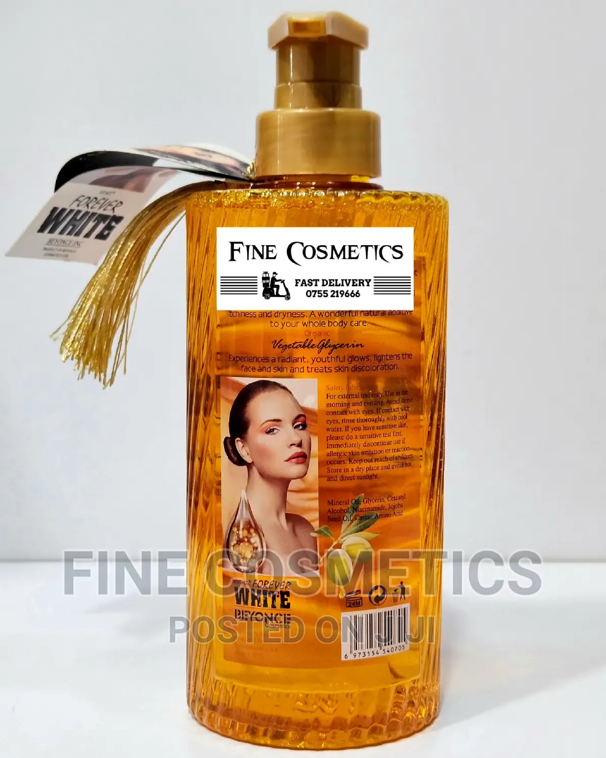 FOREVER WHITE Whitening CAVIAR and AMINO Acid Body Glycerin