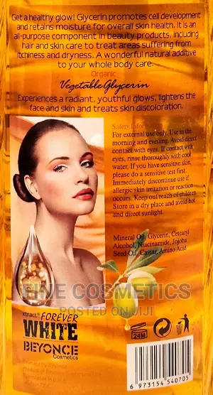 FOREVER WHITE Whitening CAVIAR and AMINO Acid Body Glycerin