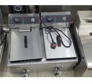 Photo - 20L Double Commercial Electric Deep Fryer Stainless Steel