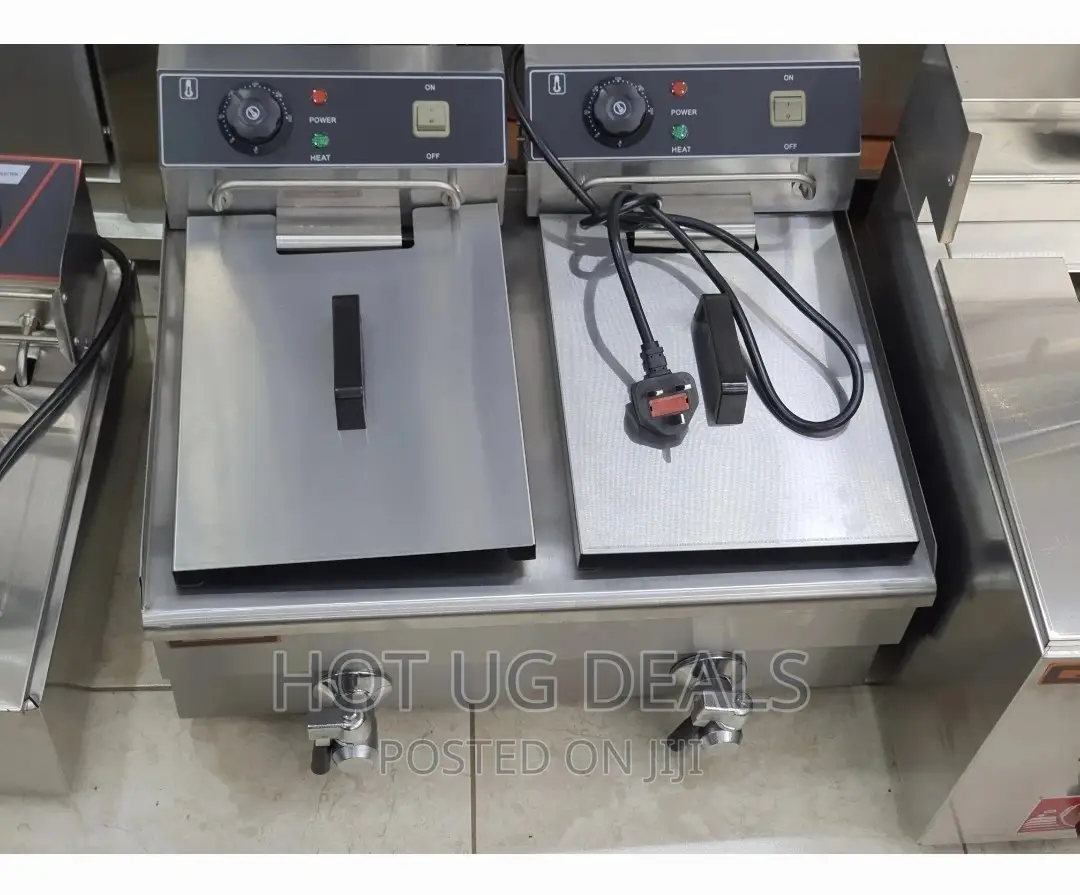 20L Double Commercial Electric Deep Fryer Stainless Steel