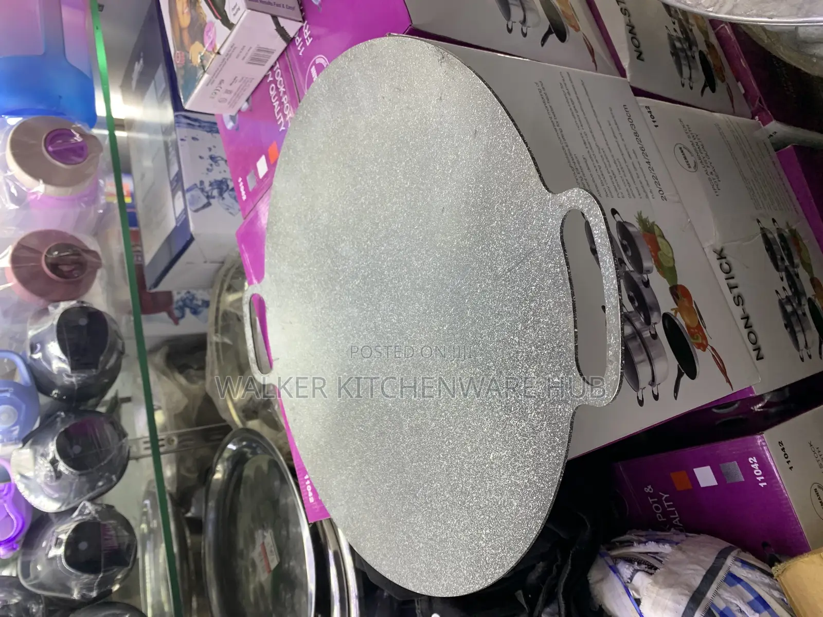 Flat Non-Stick Frying Pan With Handle