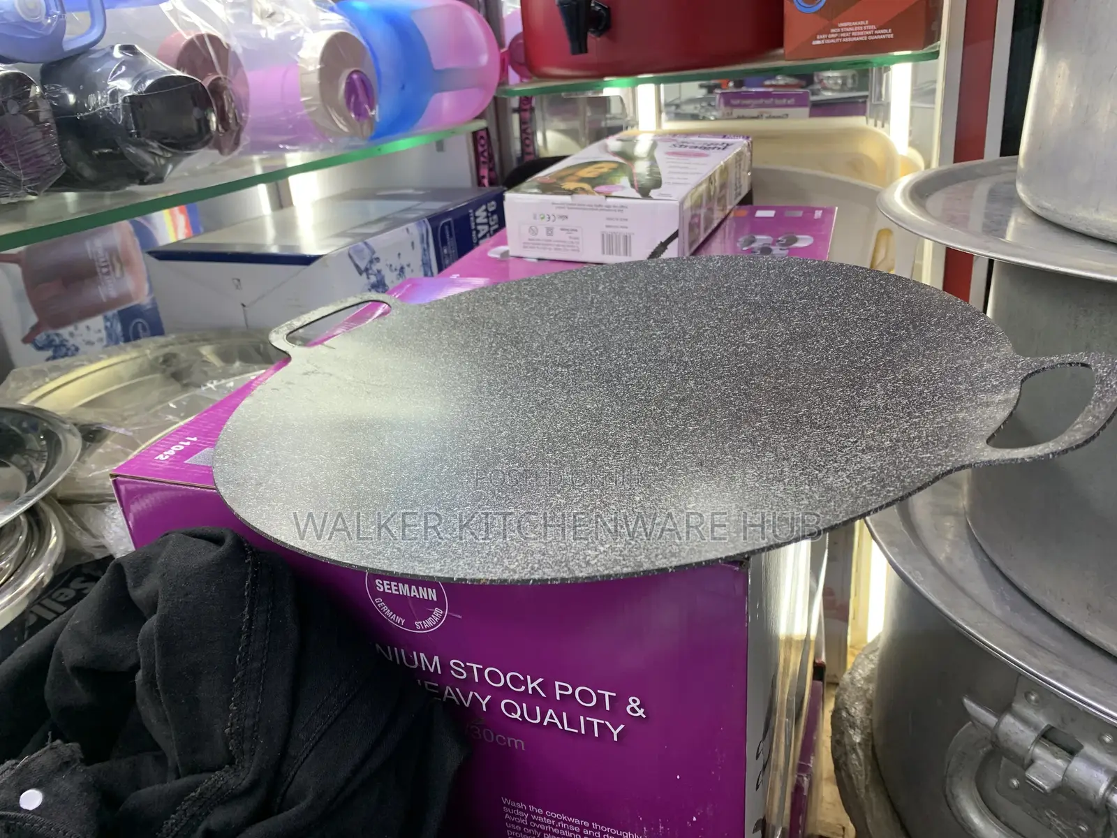 Flat Non-Stick Frying Pan With Handle