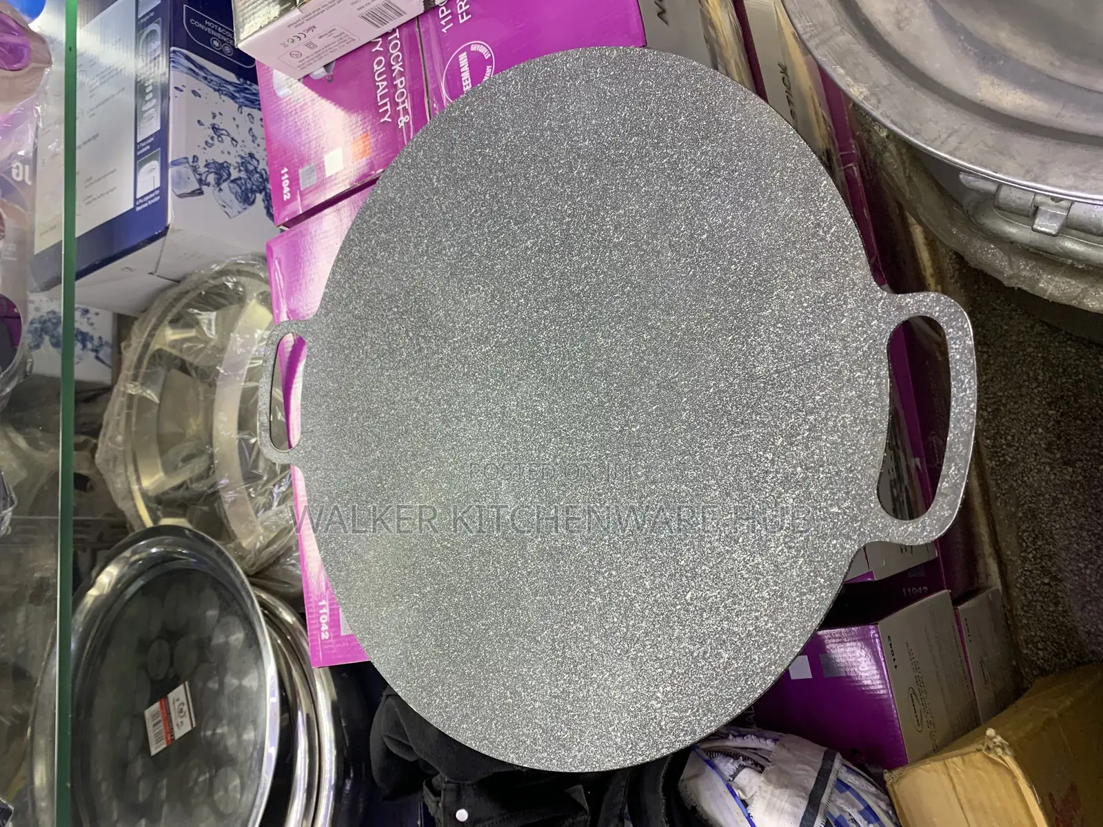 Flat Non-Stick Frying Pan With Handle