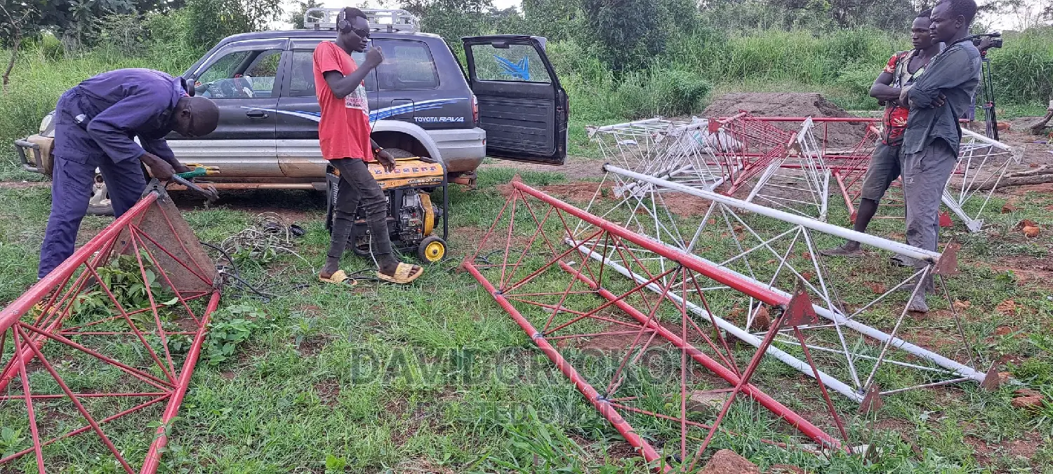 30 Meters High Fm Broadcast Towers, Fully Installed