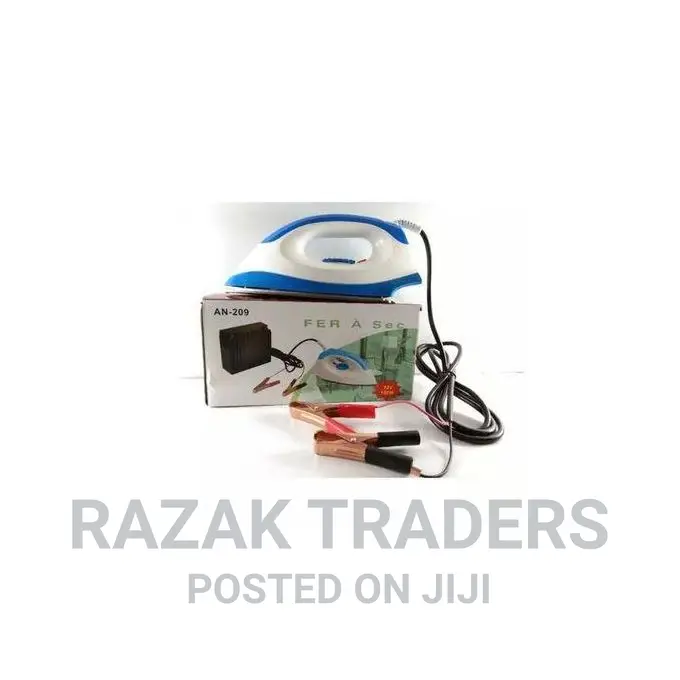 DC/Solar Battery Dry Flat Iron 12volt 150w