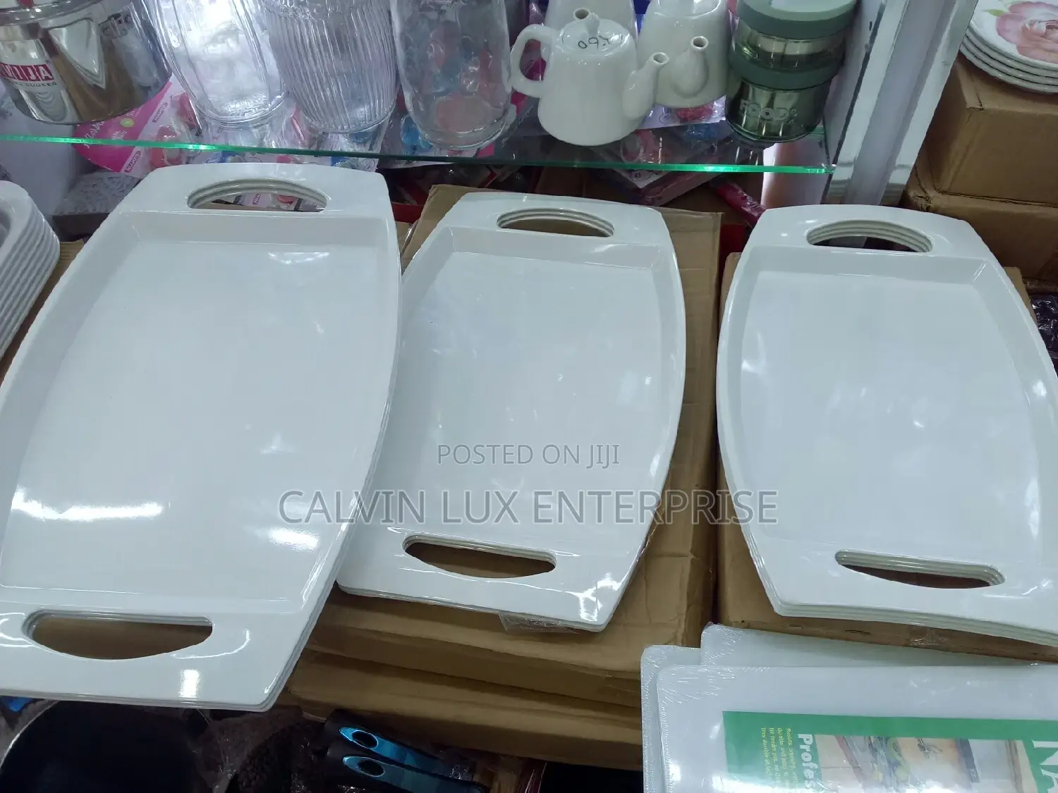 Melamine Tray White (Set)