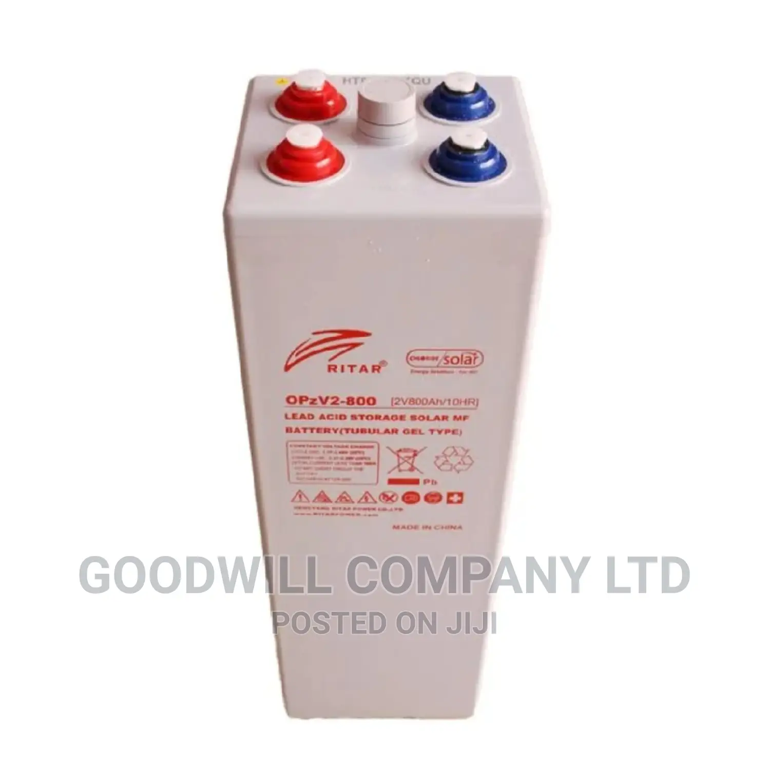 800ah 2v Ritah Professional Solar Battery