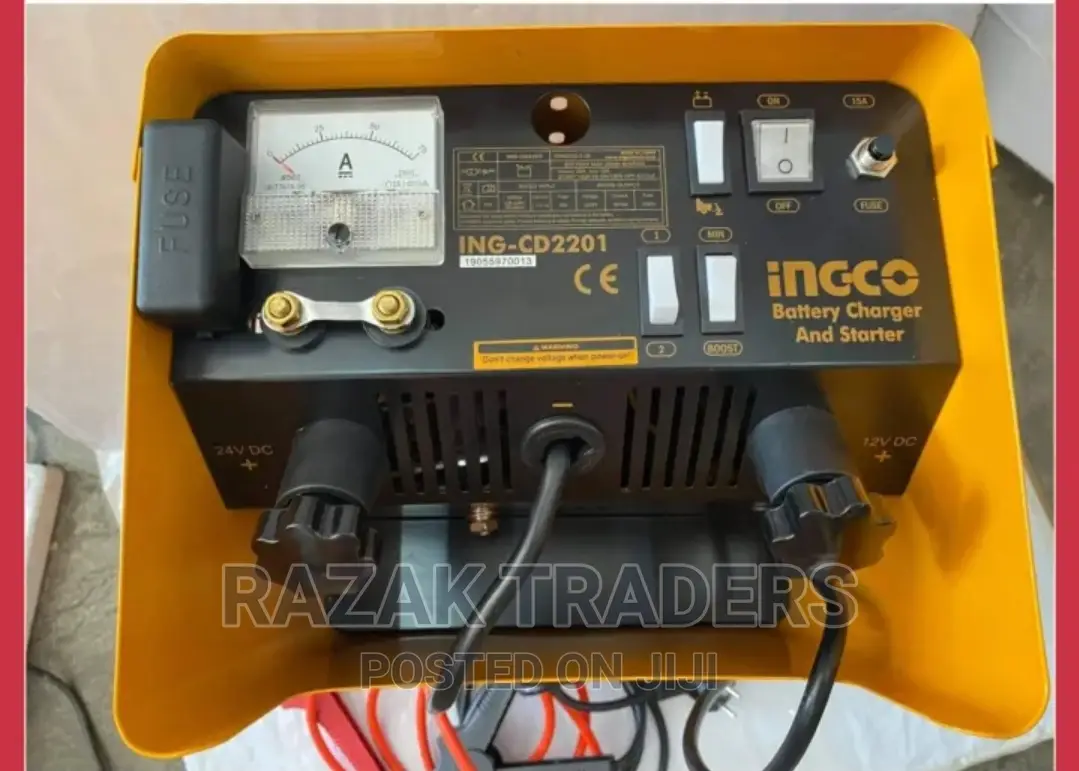 INGCO Industrial Battery Charger Starter