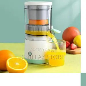 Portable Rechargeable Electric Citrus Juicer.