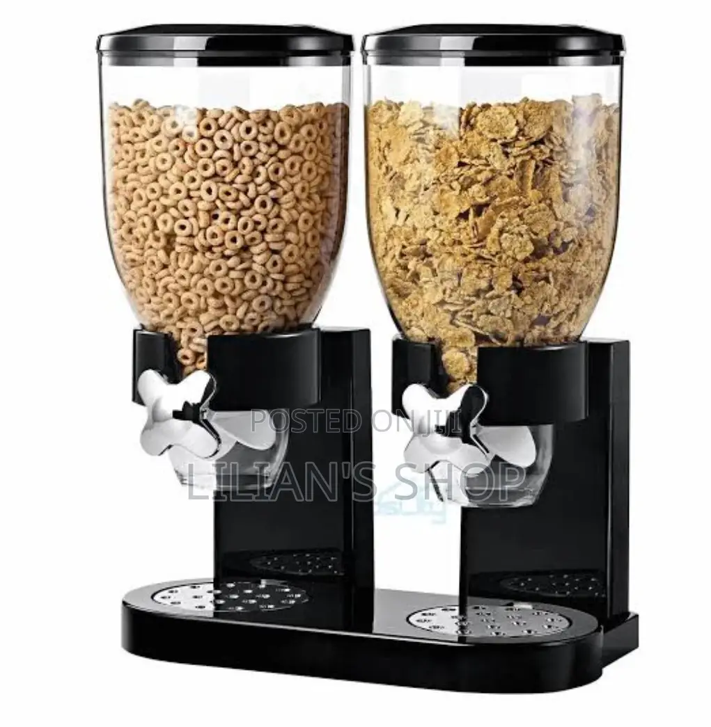 Double Kitchen Food Cereal Despenser