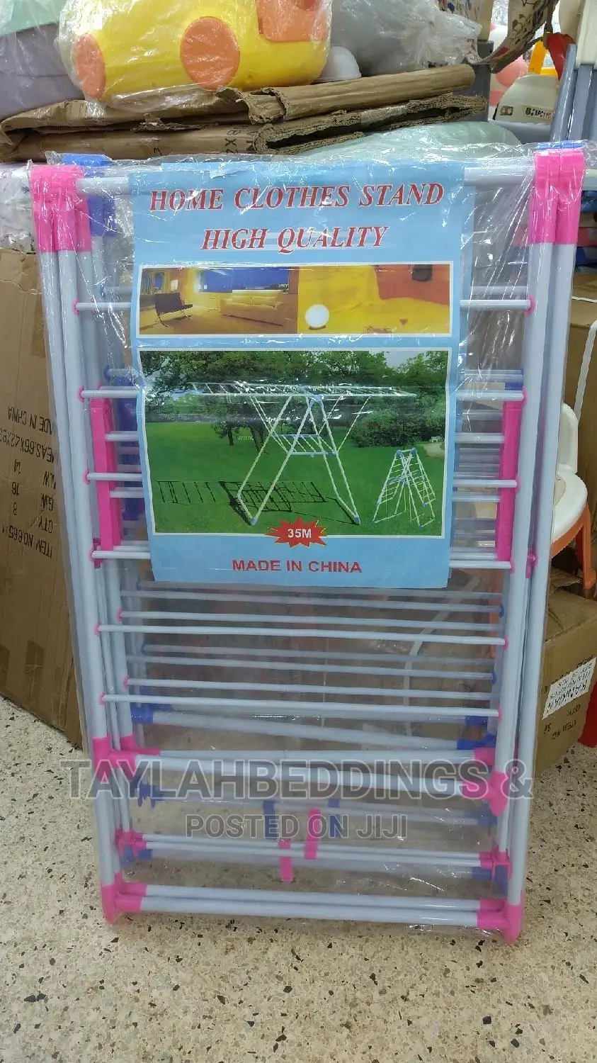 Home Cloth Stand - Pink