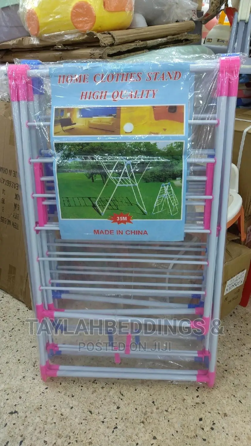 Home Cloth Stand - Pink