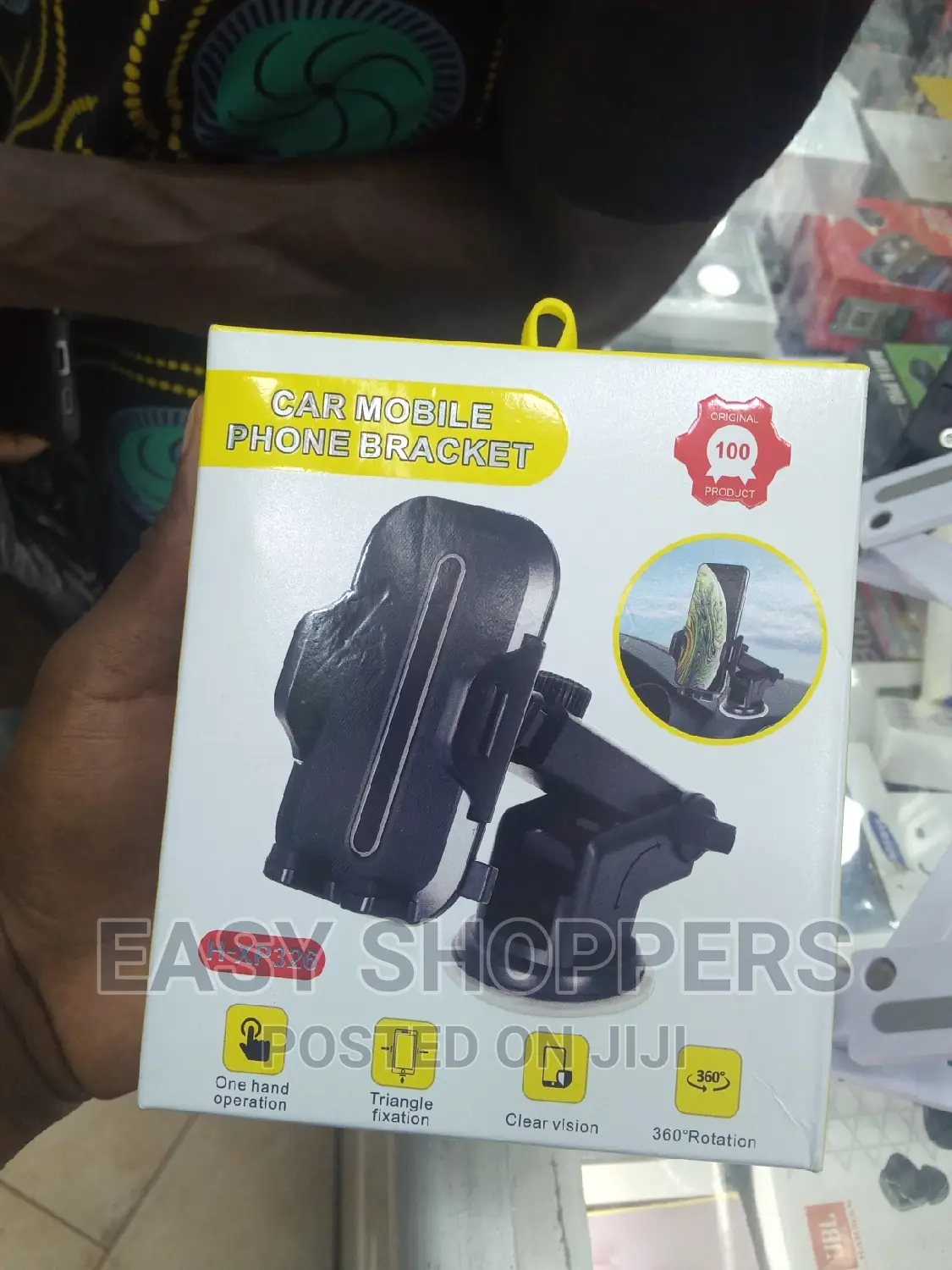 Car Phone Bracket, Car Phone Holder 360° Rotating