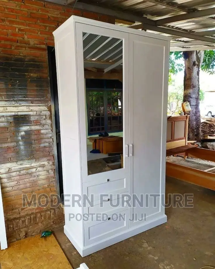 Wardrobe of White Color Call Us