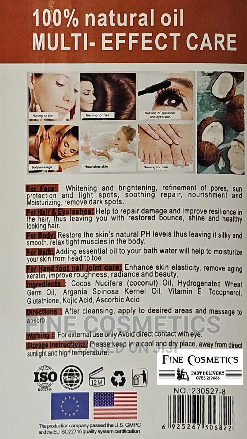 BIG COCONUT OIL, Fractionated Coconut Oil for Skin and Hair.