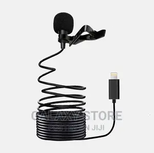 1.5m Lightning Lavalier Lapel Clipon Mic for iPhone