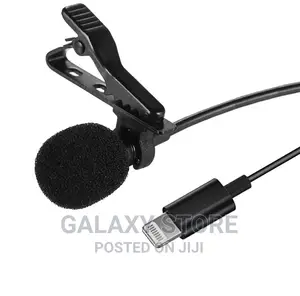 1.5m Lightning Lavalier Lapel Clipon Mic for iPhone