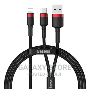 2 in 1 USB + Type-C Fast Charging Data Cable