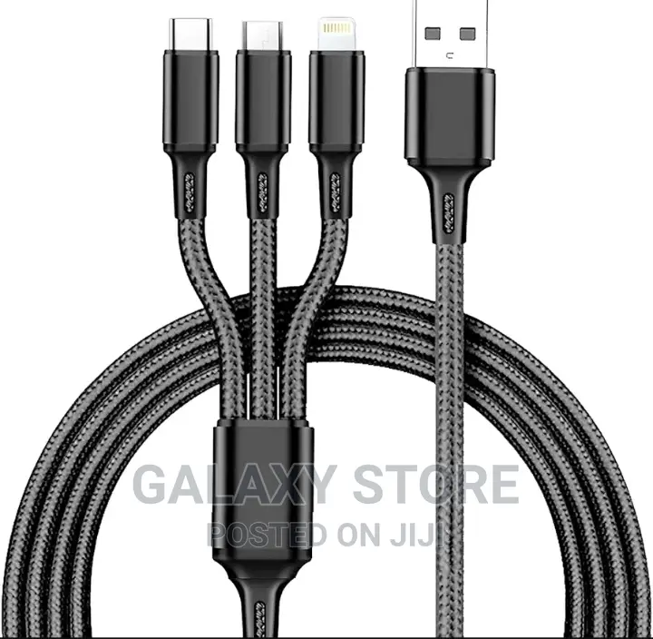 3in1 Fast Charging Cable Multi Charging Cable for Charger