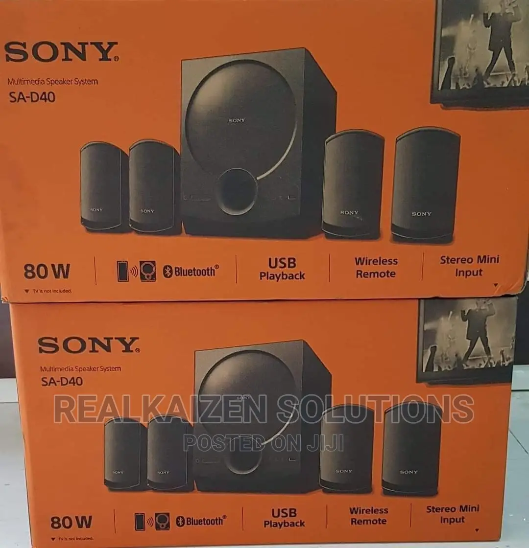 SONY 4.1 Channel Multimedia Bluetooth Satellite Speakers