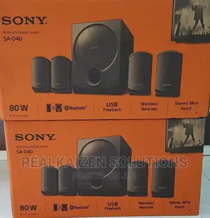 SONY 4.1 Channel Multimedia Bluetooth Satellite Speakers