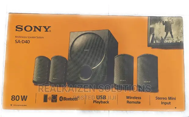 SONY Channel Multimedia Bluetooth Satellite Speakers in