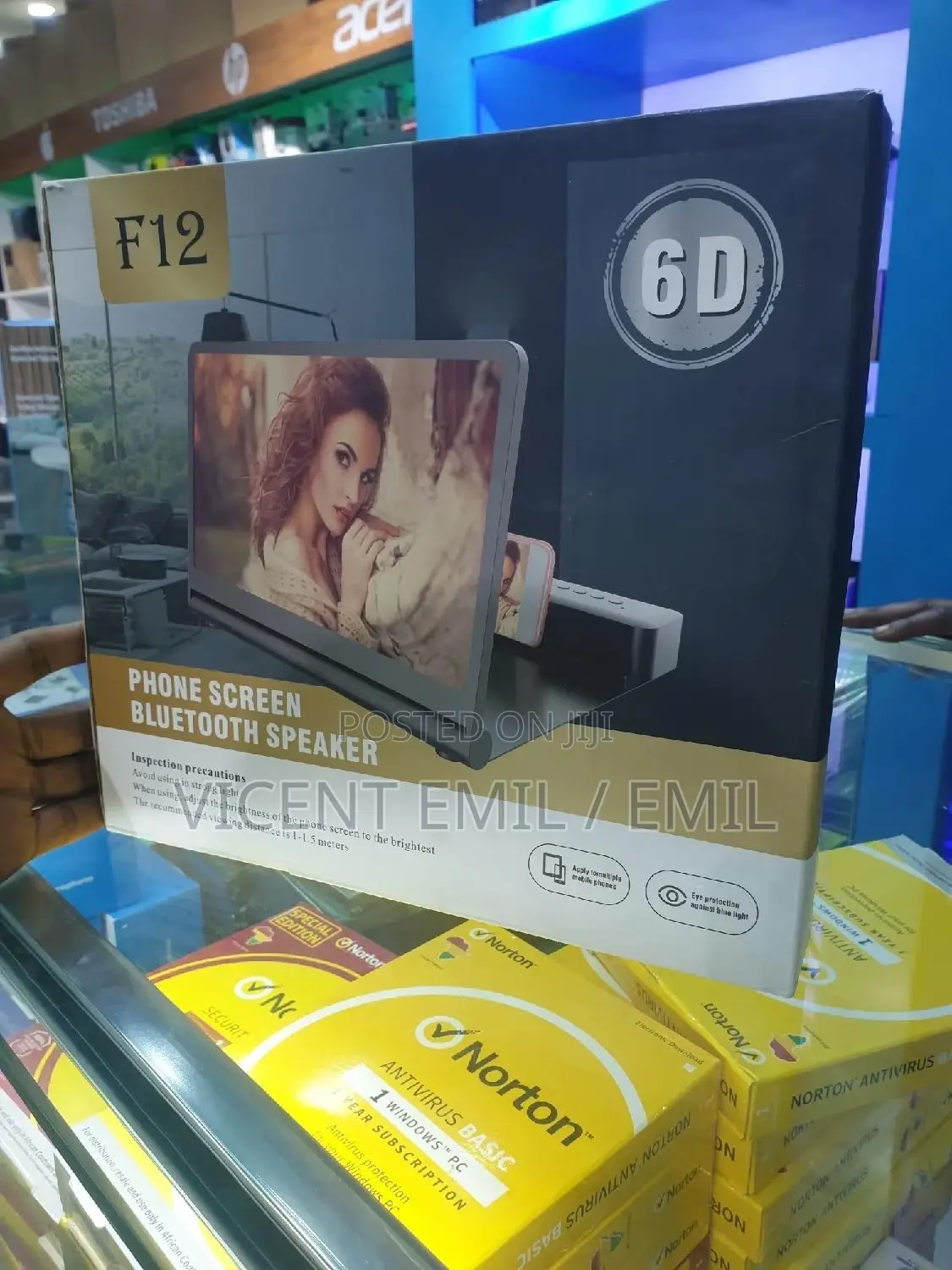 Phone Screen Bluetooth Speaker F12 6D