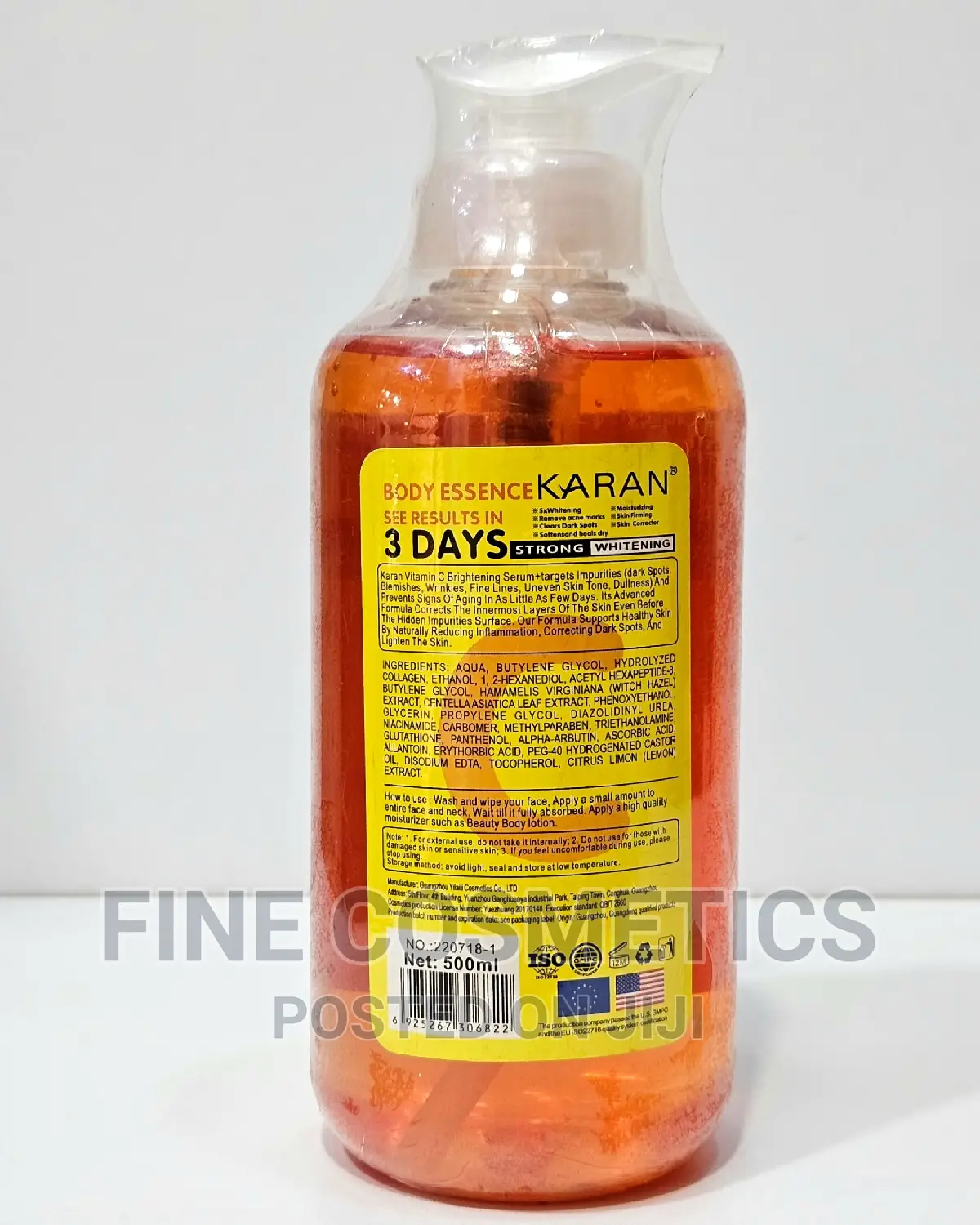 VITAMIN C Body Essence Serum 3days Strong Whitening Vitc Oil