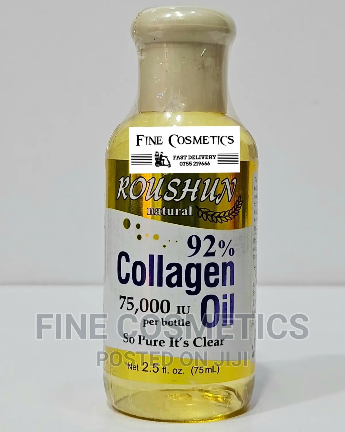 Pure Collagen Oil, 92% Anti-Aging Botanical Hyaluronic Acid