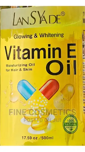 VITAMIN E OIL, Skin Glowing and Moisturizering Skin Hair Oil