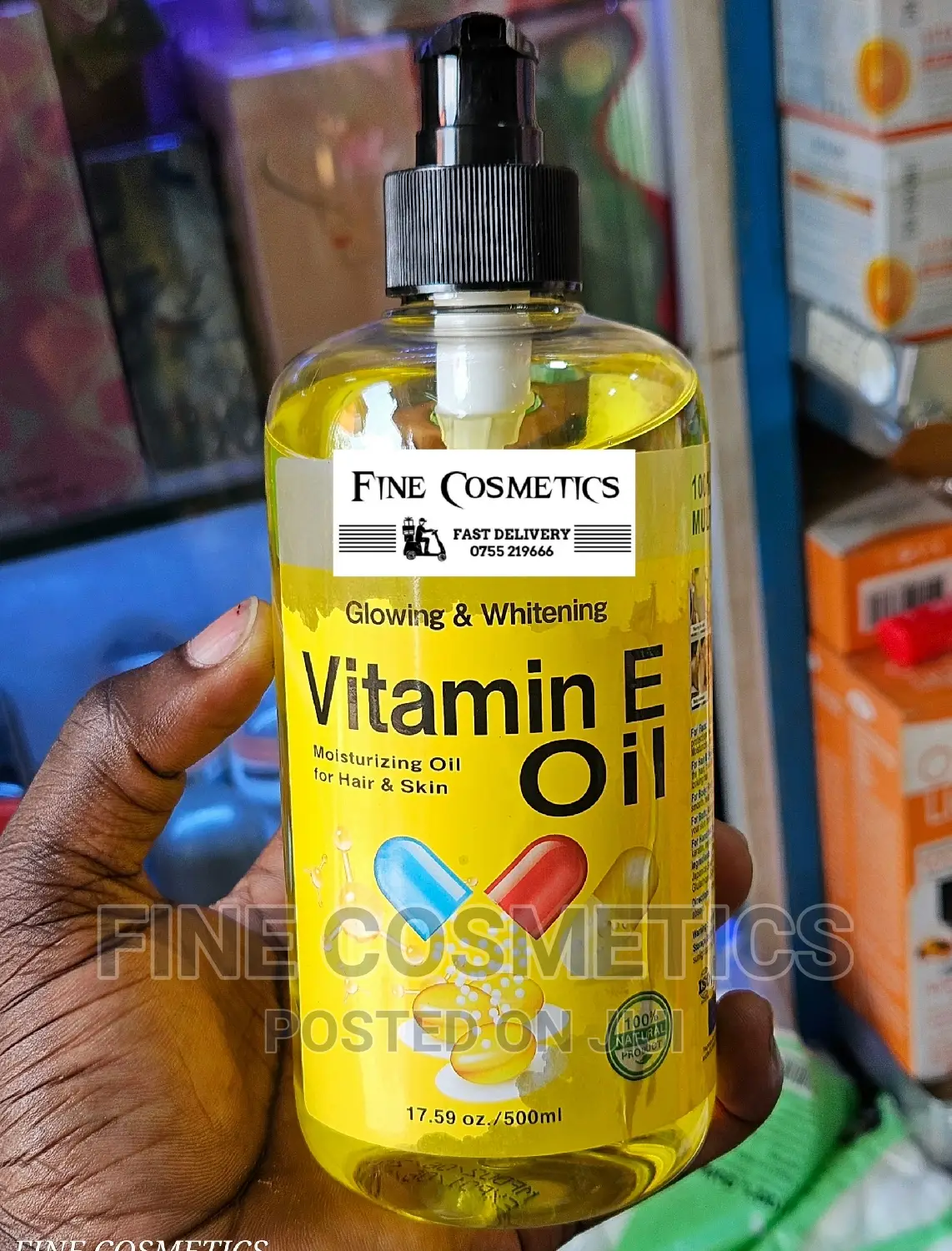 VITAMIN E OIL, Skin Glowing and Moisturizering Skin Hair Oil