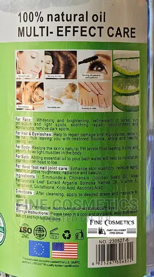 ALOE VERA OIL, Skin Glowing and Moisturizing Hair+Skin Oil.