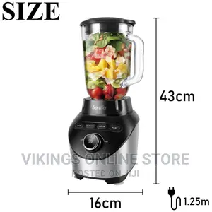 1000W Sonifer Super Motor Ice Crusher Processor 1.8L Blender