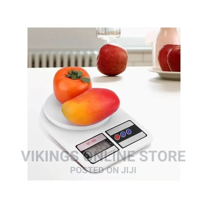 Sf400 Digital Kitchen 10kg Weighing Scale – White