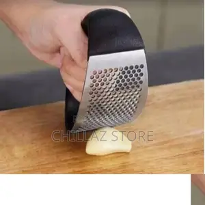 Stainless Steel Garlic Press Crusher.